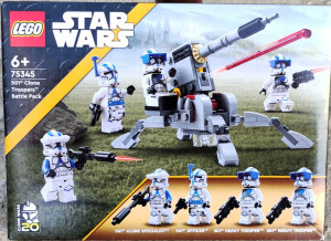 Új 75345 LEGO Star Wars 501-es klón osztag építőjáték építőkocka
