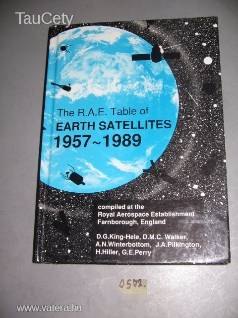 THE R.A.E. TABLE OF EARTH SATELITES 1957-1989 (meghosszabbítva ...