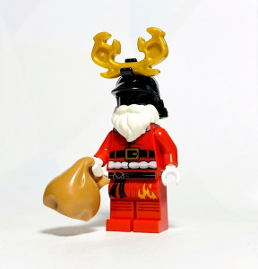 Mikulás Lord Garmadon EREDETI LEGO egyedi minifigura - Ninjago - Karácsony Télapó - Új