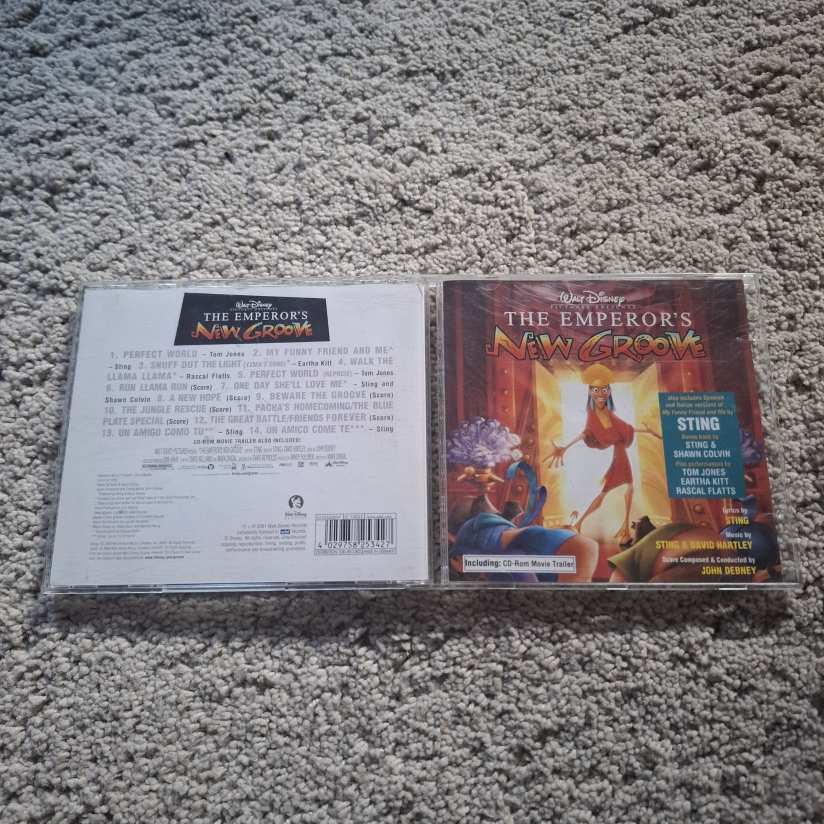 THE EMPEROR'S NEW GROOVE (WALT DISNEY) SOUNDTRACK CD