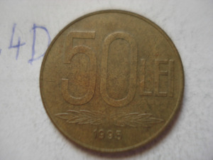 xx(24D) ROMÁNIA 50 LEI  1995