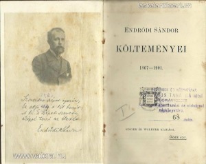 Endrődi Sándor Költeményei 1867-1901