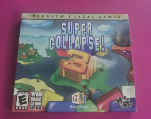 Super Collapse 3 Win / Mac PC CD Puzzle 2006 Amerikai Videójáték Gyerekeknek Családi Puzzle