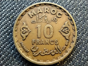 Marokkó V. Mohammed (1927-1961) 10 frank 1952 (id30205)