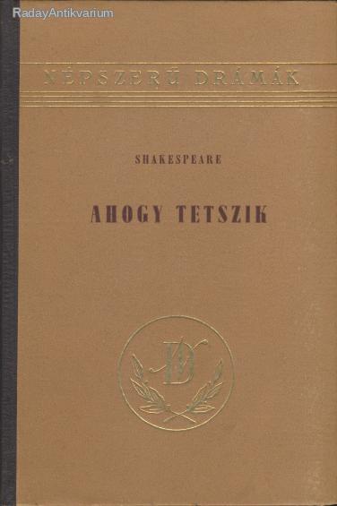 Shakespeare: Ahogy tetszik