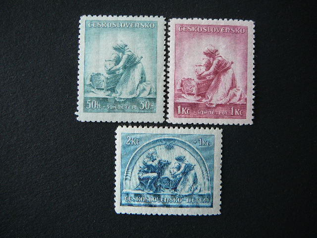 Csehszlovák postatiszta bélyegsor