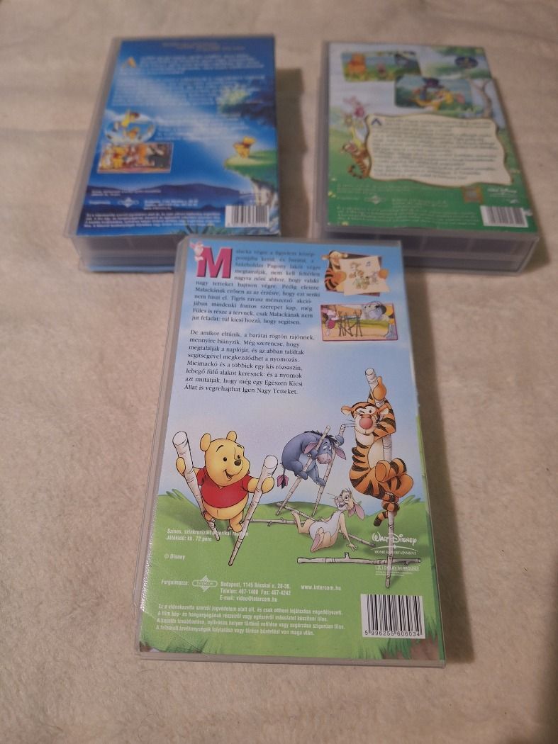 Micimackó visszatér,- tavaszolás Szebibabával és Malacka a Hős vhs mese