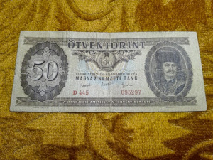 1951 -es Rákosi címeres 50 Forint bankó RITKA !!! (L0685)