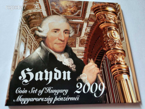 2009 Haydn Proof forgalmi sor szín ezüst emlékverettel NMÁ.UNC.