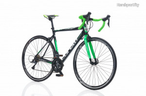 Corelli Boalva RC200 könnyűvázas országúti kerékpár 52 cm Fekete-Zöld