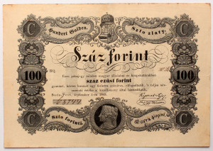100 forint 1848 XF