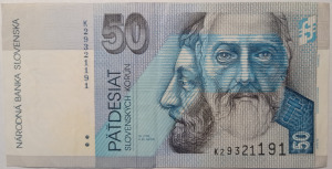 Szlovákia 50 korona 2002 VF