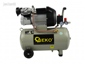 Geko G80305 2 hengeres V kompresszor 230V 8Bar 50l tartály 410l/perc