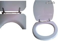 Ergonómikus, kivágás nélküli WC-ülőke fedovel V32, V32P, V80PM, V82 akadálymentes WC-hez