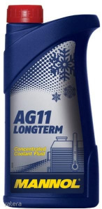 MANNOL Fagyálló MANNOL AG11 Longterm Antifreeze -75 fok, 1 liter
