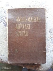 Nagy Ernő - Klár János (szerk.): Angol-magyar műszaki szótár 1959.
