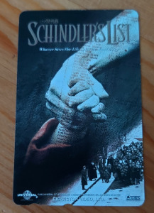 Schindler Listája telefonkártya