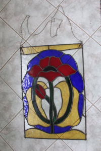 TIFFANY jellegű üveg mozaik falikép