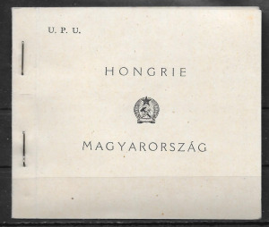 1949. UPU  bélyegfüzet , két szélén fogazatlan bélyegekkel   (  35 000  )
