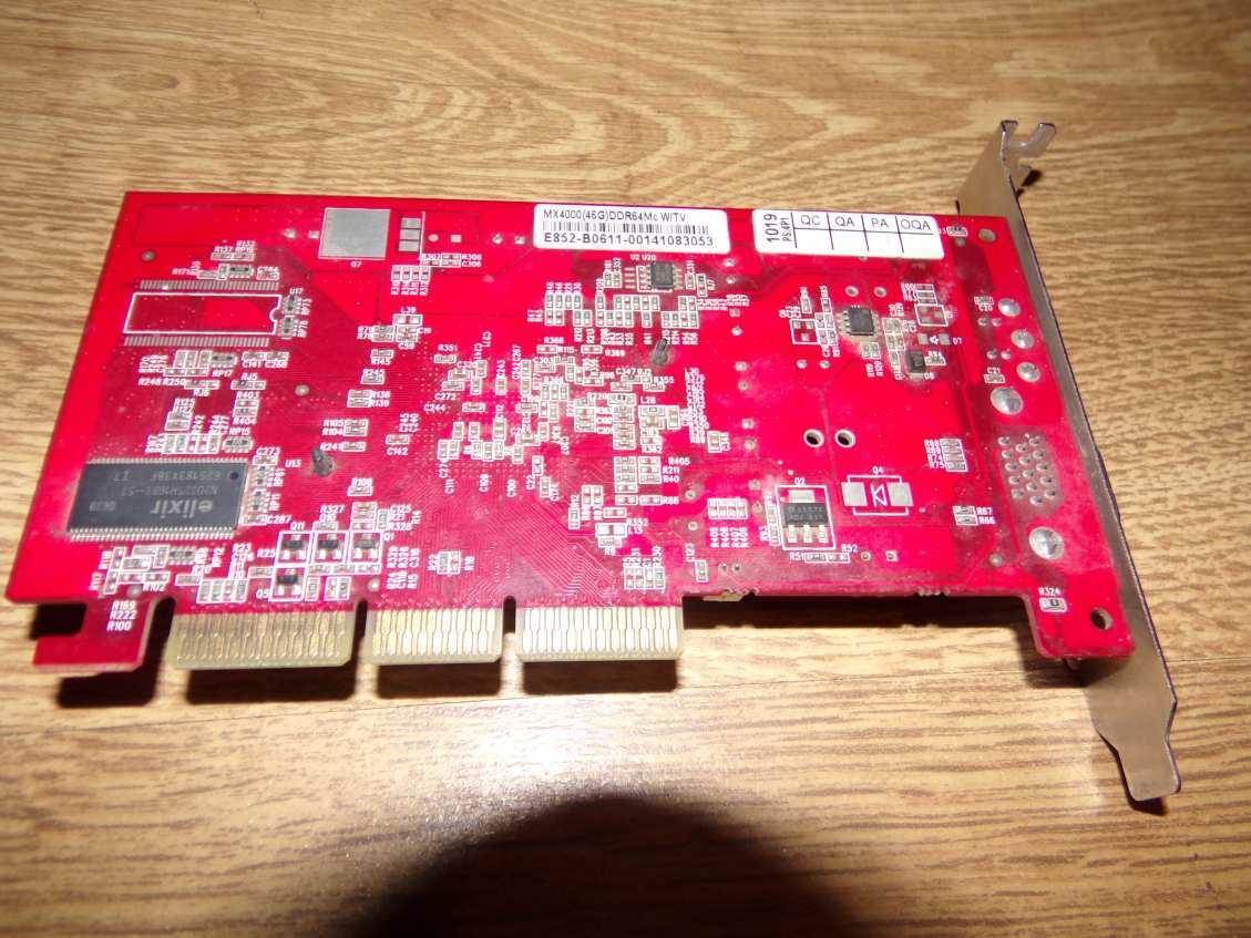 Nvidia GeForce MX4000 AGP Videókártya