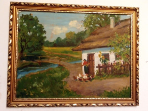 Neogrády Antal, szép régi festmény, olaj, vásznon, 1 forintról, minimálár nélkül.