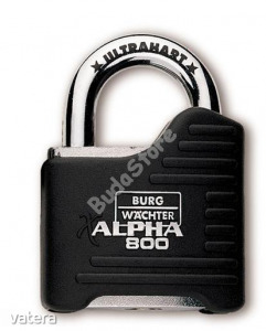 BURG WACHTER Alpha 80065 csúcsminőségű acél lakat Alpha 800 65