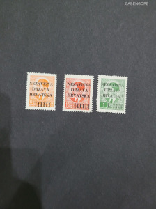 Postatiszta bélyeg Horvátország