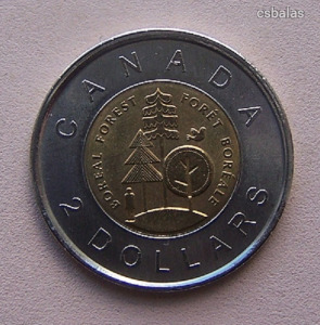 Kanada 2 Dollár  2011 UNC / Bimetál érme / Nemzeti park / Ritkább R!