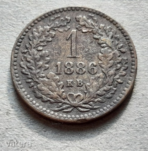 1886 1 Krajcár KB - Körmöcbánya