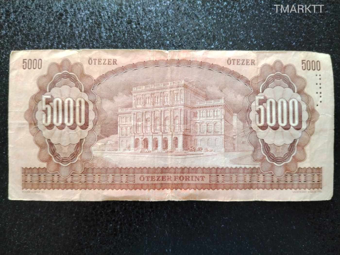 1995 5000,-Ft bankjegy forgalmi állapotban J99540616 (meghosszabbítva ...
