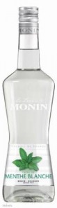 Monin Fehér Menta likőr (White Mint) 0,7L