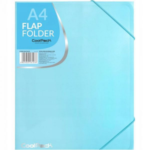 Cool Pack x műanyag gumis mappa - A4 - pasztell kék