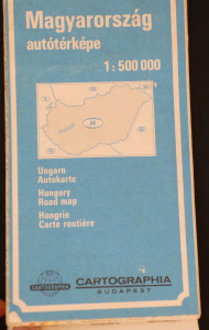 Magyarország autós térképe 1:500000