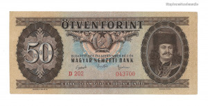 1951 50 forint VF+ - Vatera.hu Kép