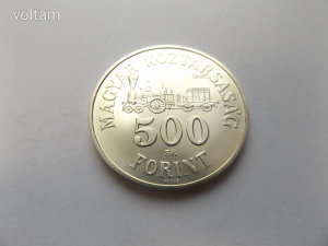 500 FORINT  1991 - SZÉCHÉNYI ISTVÁN  Ezüst