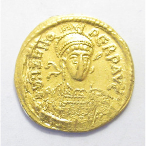 Bizánci Birodalom, Zénón solidus 474-491 - Konstantinápoly EF, 4.38g