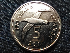 Falkland-szigetek II. Erzsébet (1952-2022) 5 Penny 2011 (id82255)