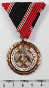 Bányász Szolgálati Érdemérem bronz fokozata 1956