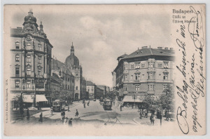 Budapest - Üllői út  / Iparművészeti Múzeum, 1905 körül (T)