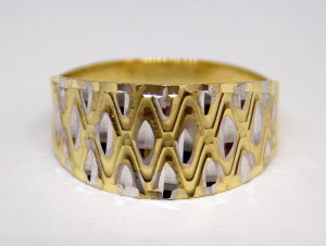 Kő nélküli arany gyűrű (ZAL-Au 108789)