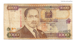 Kenya 1000 Shilling Bankjegy 1997 P40a