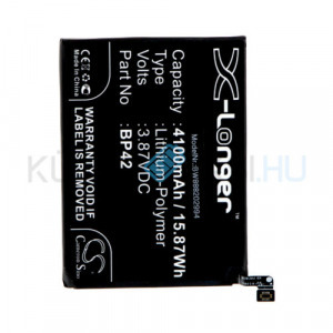 VHBW Telefon akkumulátor akku Xiaomi BP42 - 4100mAh, 3.87V, Li-polymer