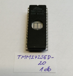 Toshiba TMM27256D-20 32Kx8-Bit 256K 200ns uv-Eprom törölhető memória Ic DIP-28 tűs