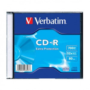 Verbatim CD-R írható CD lemez 700MB vékony tok (43347/408A1)