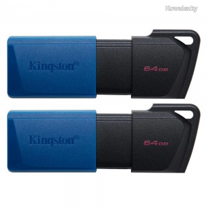 Kingston 64GB DataTraveler Exodia M USB3.2 Black/Blue 2db DTXM/64GB-2P
