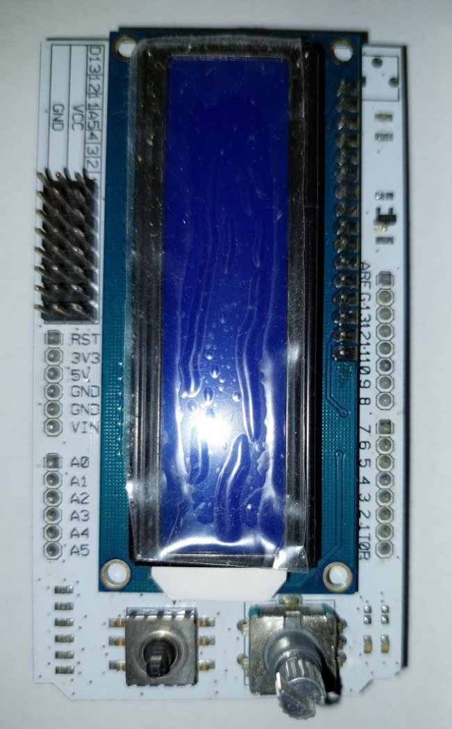 ELEC Freaks Arduino LCD Key Shield arduino uno-ra (meghosszabbítva ...