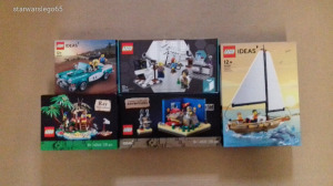 Bontatlan Lego IDEAS készletek: 21110 + 40448 + 40533 +40487 + 40566 Creator City