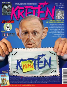 új Kretén Magazin 104. szám - Másfélkegyelmű Humormagazin - képregény és paródia újság magyar szerző