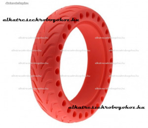 Gumiköpeny piros (tömör) roller 8,5 1/2X2 XIAOMI M365 / M365 PRO M188