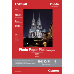Canon SG-201 260g 10x15 5db Félfényes Fotópapír 1686B072 Fotó, Videó, Optika Fotópapír